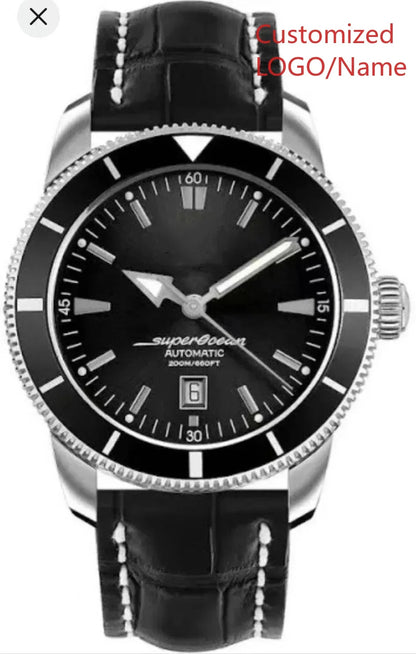 A11 Store Customized Watch Men's Automatic Mechanical Watch Superocean Black Blue Rubber Rose Gold Sport Watches Ceramic