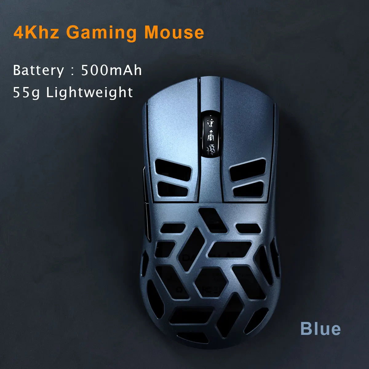 Ratón gaming inalámbrico DAREU Al-mg trimodo 8Khz PBT con carga rápida, PAW3950, 30000 DPI, ligero, para PC gamer