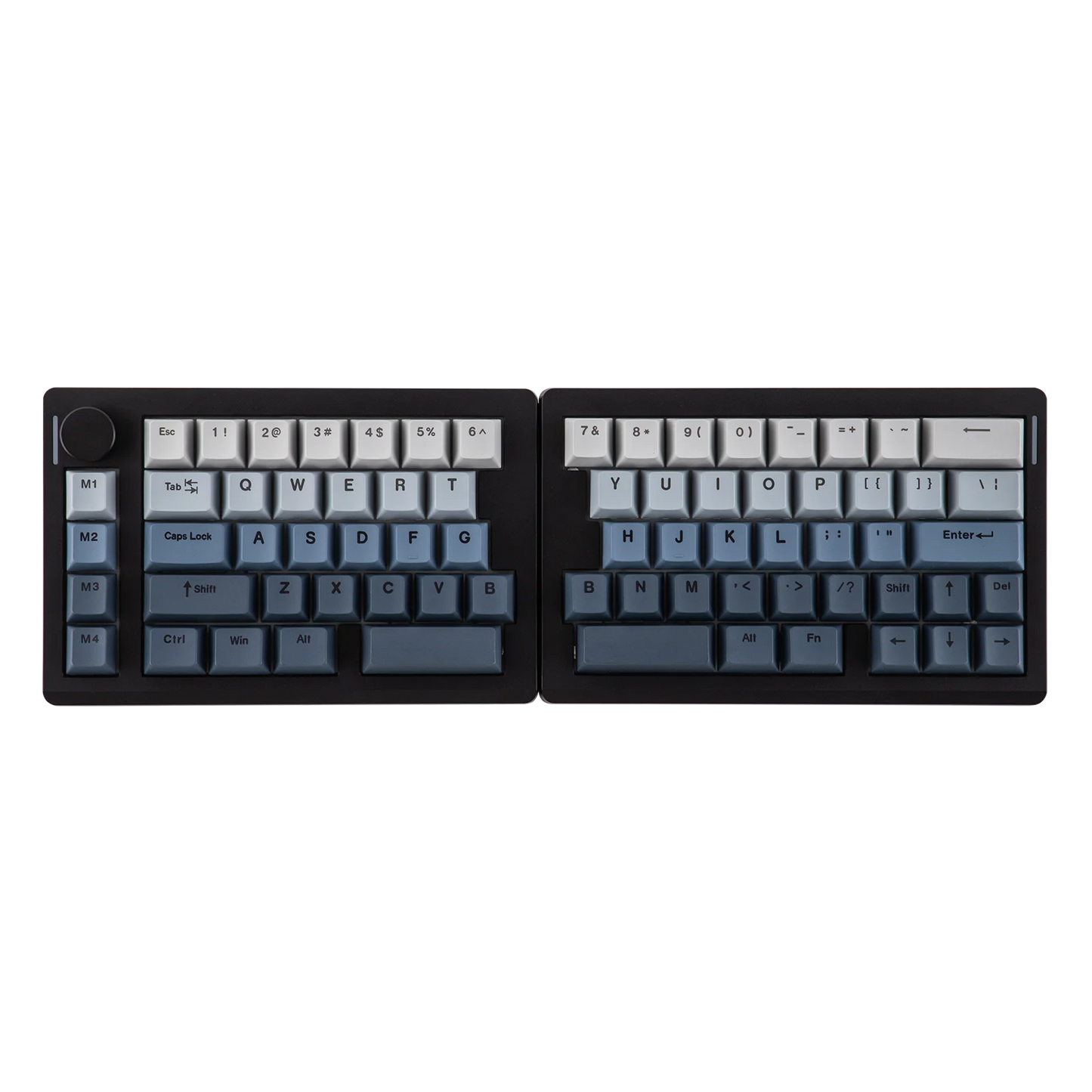 EPOMAKER Split70 QMK/VIA 70% Split Layout Wired/BT/2.4Ghz Wireless Mechanical Keyboard with Programmable Knob Mac Modifier