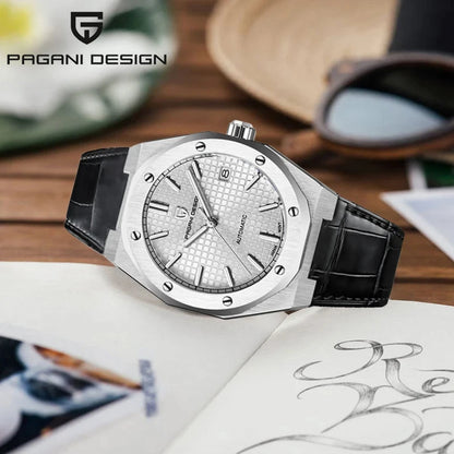 PAGANI DESIGN PD1673 Miyota 8215 Men's Fashion Watch 40MM Sport Automatic Mechanical Stainless Steel 100M Waterproof Watch