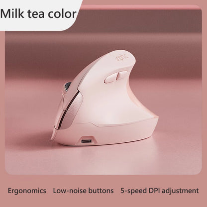 Inphic X9 PRO függőleges vezeték nélküli egér Type-C gyorstöltéssel, ergonomikus, halk irodai egér laptophoz, PC-hez, számítógéphez és gaminghez