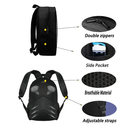New Game FortniteS Child School Backpack With Shoulder Bag Pencil Bags School Bags for Boys Girls Best Gift