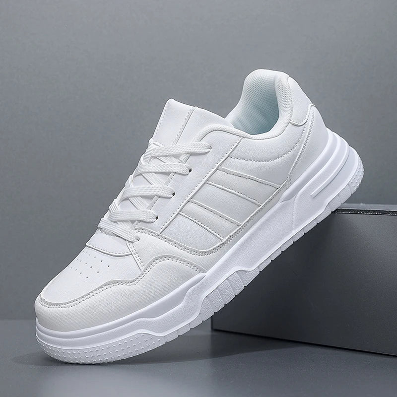 Plus Big Size 50 51 52 Mens Leather Sneakers Casual Sports Shoes Flat Skateboard Shoes For Dropshipping