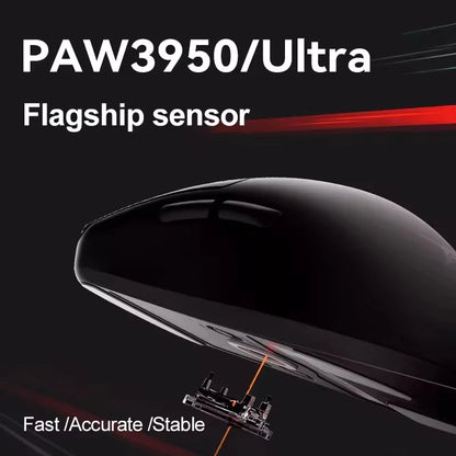 ATK BlazingSky F1 Extreme belaidė žaidimų pelė, PAW3950 Ultra, dviejų režimų, 8000Hz, 35g lengva e. sporto FPS pelė