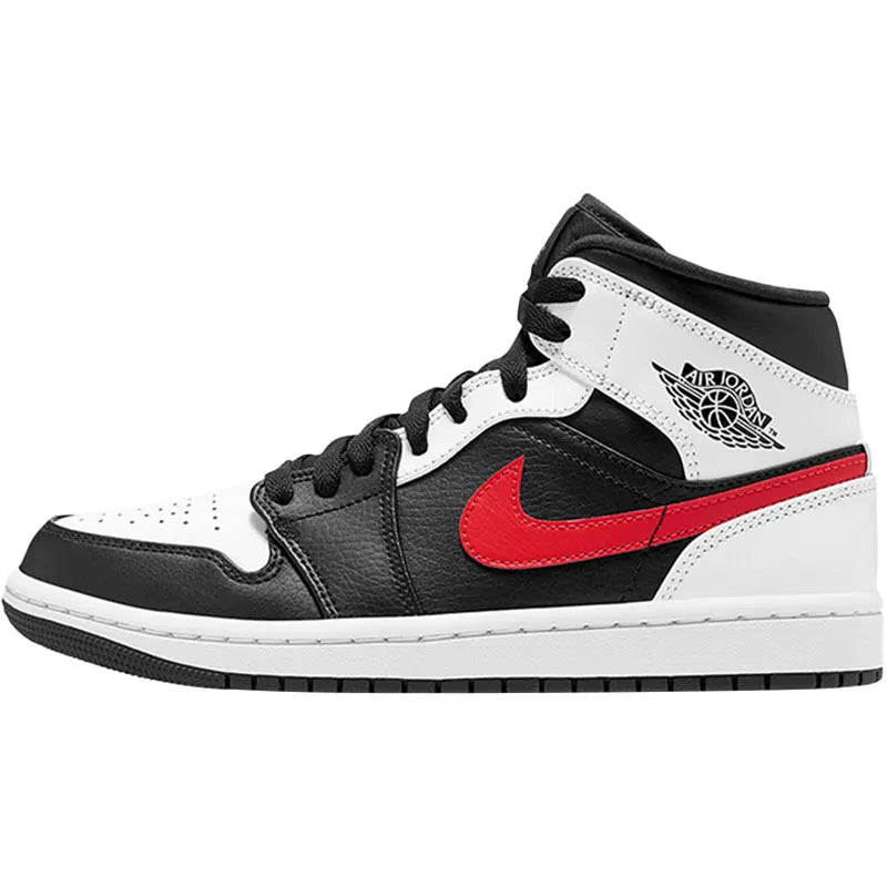Original Nike AIR JORDAN 1 Herren-Basketballschuhe Mid-Top mit Dämpfung 554724-075