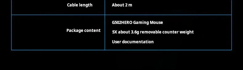 Logitech G502 HERO Cable Game Mouse E-Sports Chicken Dinner Mechanical Mouse RGB Light Can Be Balanced for Chicken Dinner Macro Program