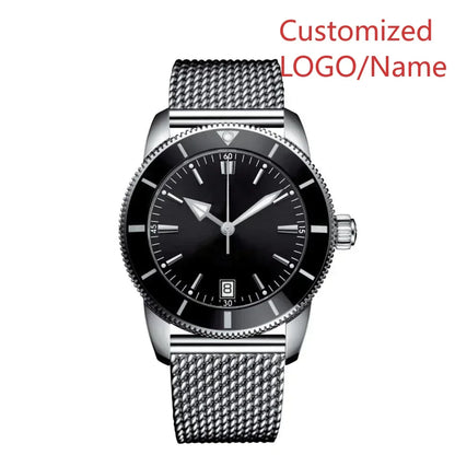 A11 Store Customized Watch Men's Automatic Mechanical Watch Superocean Black Blue Rubber Rose Gold Sport Watches Ceramic