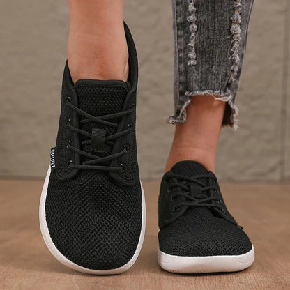 Women's Walking Flat Shoes Soft Mesh Suitable for Travel Wide Fit Lightweight Support Fitness and Leisure Sports Shoes for Men