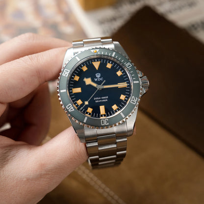 Watchdives WD5513Q 40mm Quartz Diver Watch VH31 Sweep Second Sapphire 200m Waterproof Steel Bracelet BGW9 Lume Mens Watch