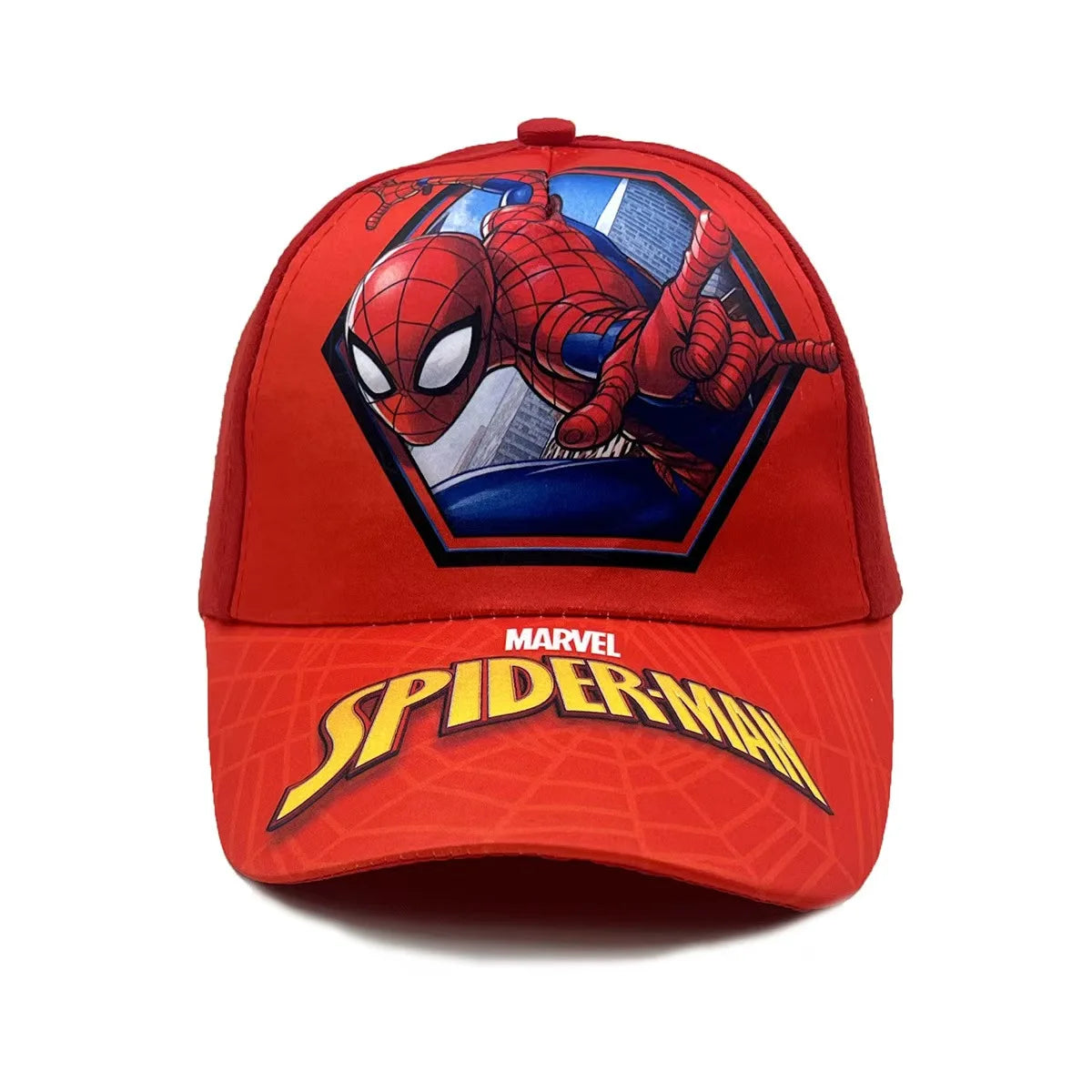Marvel Spring and Autumn New Children's Anime Spider Man Duck Tongue Hat Sunscreen Sunscreen Hat Baseball Hat