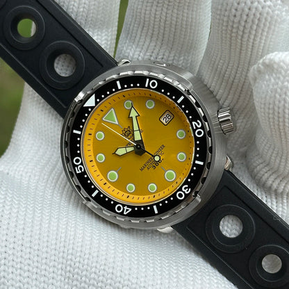 STEELDIVE Popular SD1975 47.5MM Case Red Dial 300M Waterproof AR Sapphire Glass Tuna Dive Men's NH35 Automatic Watches for You