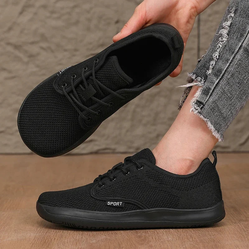Women's Walking Flat Shoes Soft Mesh Suitable for Travel Wide Fit Lightweight Support Fitness and Leisure Sports Shoes for Men