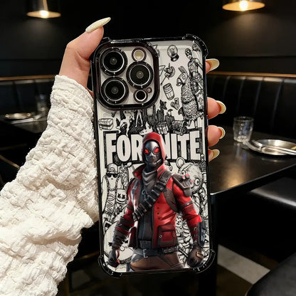 Popular Game FortniteS Plating Phone Case For Samsung A37 A57 A07 A36 A16 A35 A55 A25 A26 A05s A15 A54 A34 A24 A14 A05 A04 4G 5G