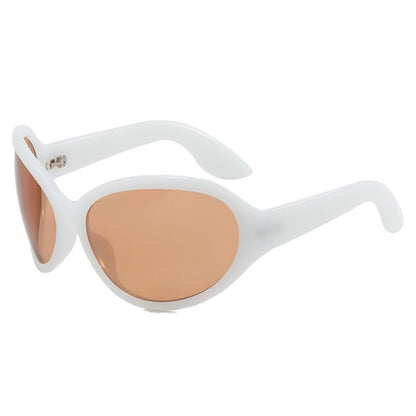 2026 Oversized Oval Sunglasses Goggle Women Men Luxury Brand Designer Sun Glasses Female Big Frame Y2K Eyeglasses De Sol Oculo