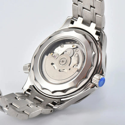 DWAYNE CAMPBELL Reloj mecánico automático de lujo para hombre NH35, bisel de cerámica, resistente al agua, reloj de pulsera clásico de negocios
