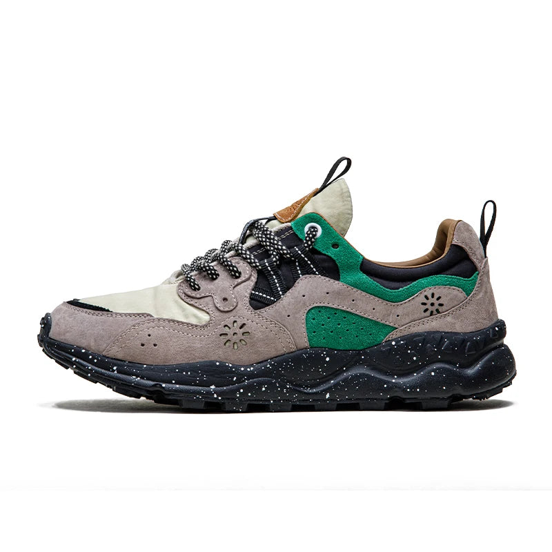 Sneakers sportive outdoor da jogging Maden Patchwork, traspiranti, con lacci, alla moda, da uomo, per corsa casual estiva, con suola spessa