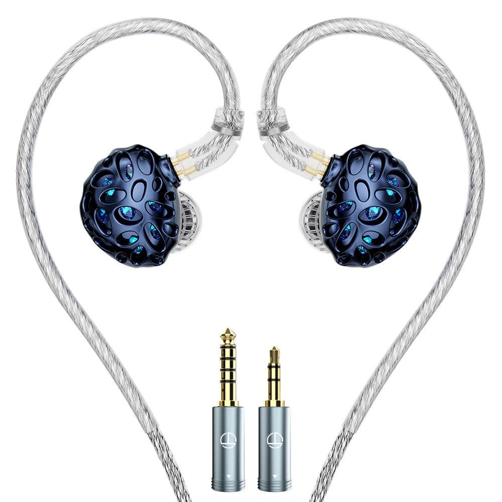 TRN Whale Shark Hybrid Earphones Triple Dynamic + Planar In-Ear Monitors headphones