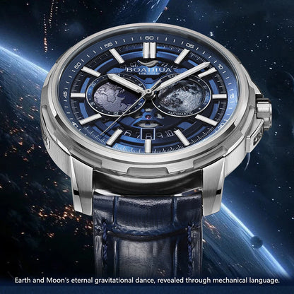 BORIAGE(BOAIJIUA) Fully Automatic Mechanical Men's Watch Original Design Mechanical Watches  Waterproof Luminous Wristwatch