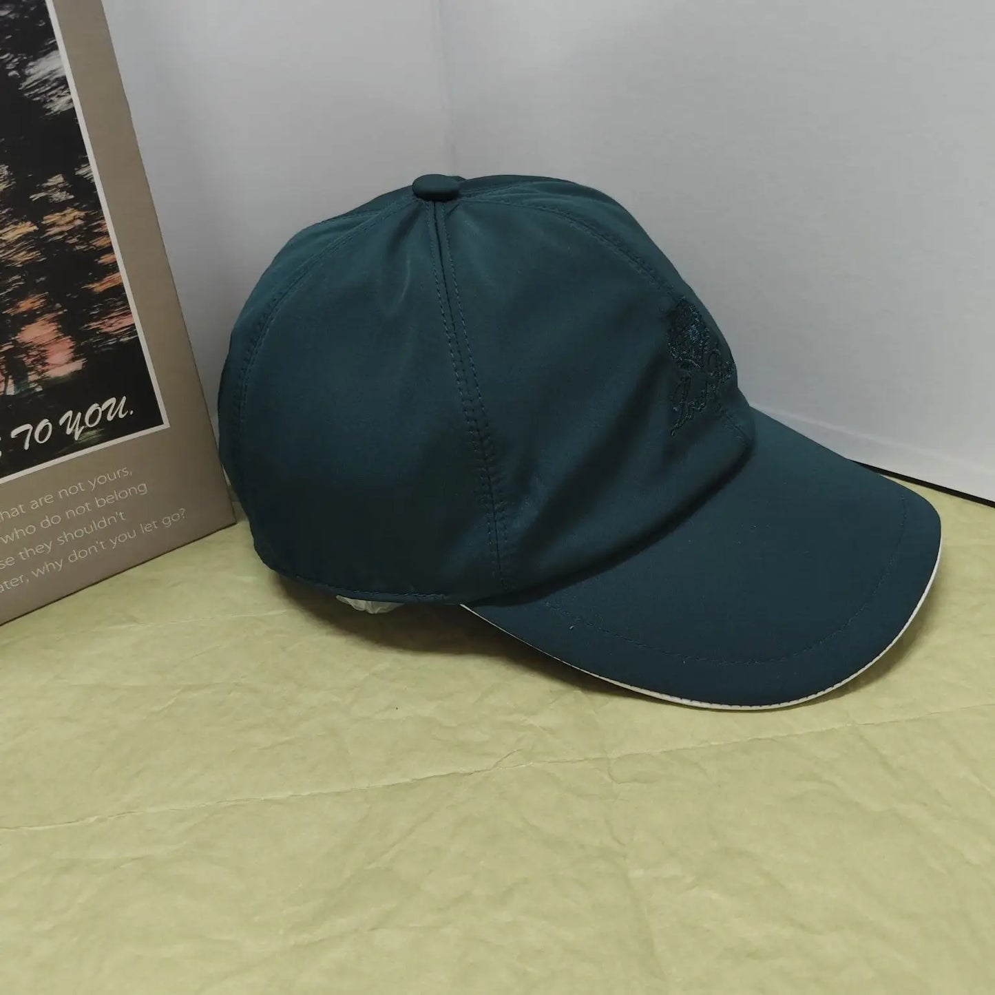 2026 Hat Cap New Men and Women Summer Outdoor Korean Version Baseball Cap Quick Drying Casual Letter Sun Protection Embroidery