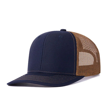 Hot Sale Summer Mesh Baseball Cap Men Women Slight Curved Snapback Trucker Hat Unisex Casual Outdoor Breathable Dad Cap Gorras