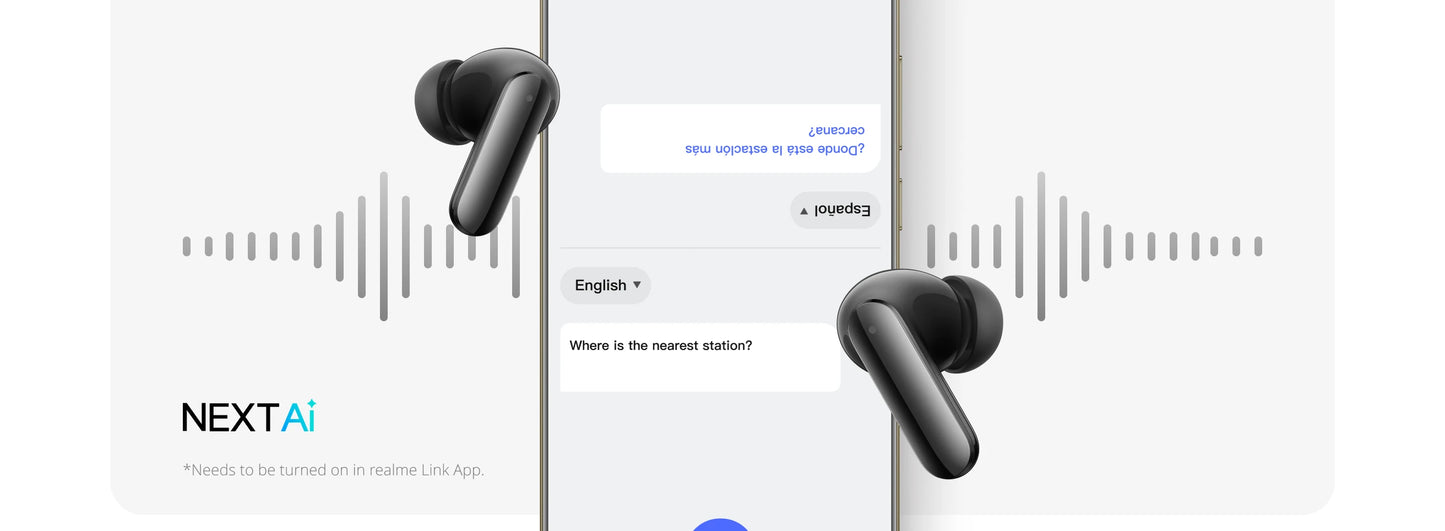 realme Buds Air 8 Pro Wireless Bluetooth 6.1 Earbuds – 55dB Active Noise Cancelling, LHDC 5.0, AI Translation, IP55 Waterproof TWS Earphones