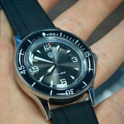 Watchdives WD50Q Vintage Watch VH31 Quartz Movement Bubble Sapphire BGW9 Luminous 30bar Waterproof Stainless Steel 38mm Watches