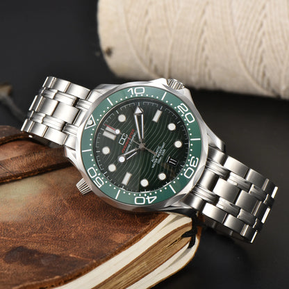 DWAYNE CAMPBELL Reloj mecánico automático de lujo para hombre NH35, bisel de cerámica, resistente al agua, reloj de pulsera clásico de negocios