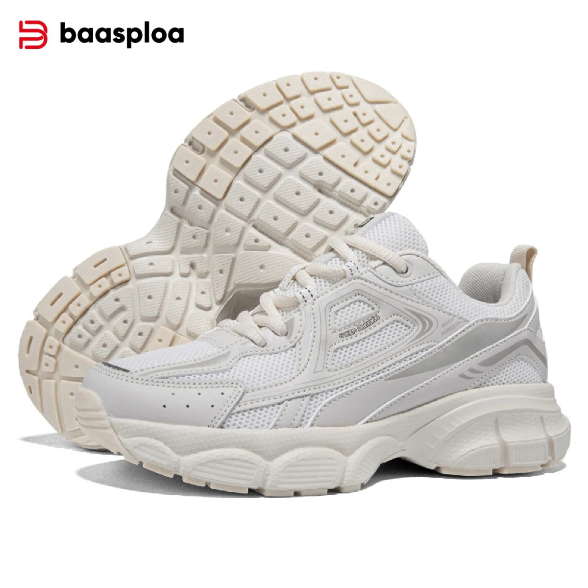 Chaussures de course pour femme Baasploa : baskets de jogging légères et tendance en mesh, antidérapantes, pour femme, d'extérieur, respirantes, colorées et décontractées