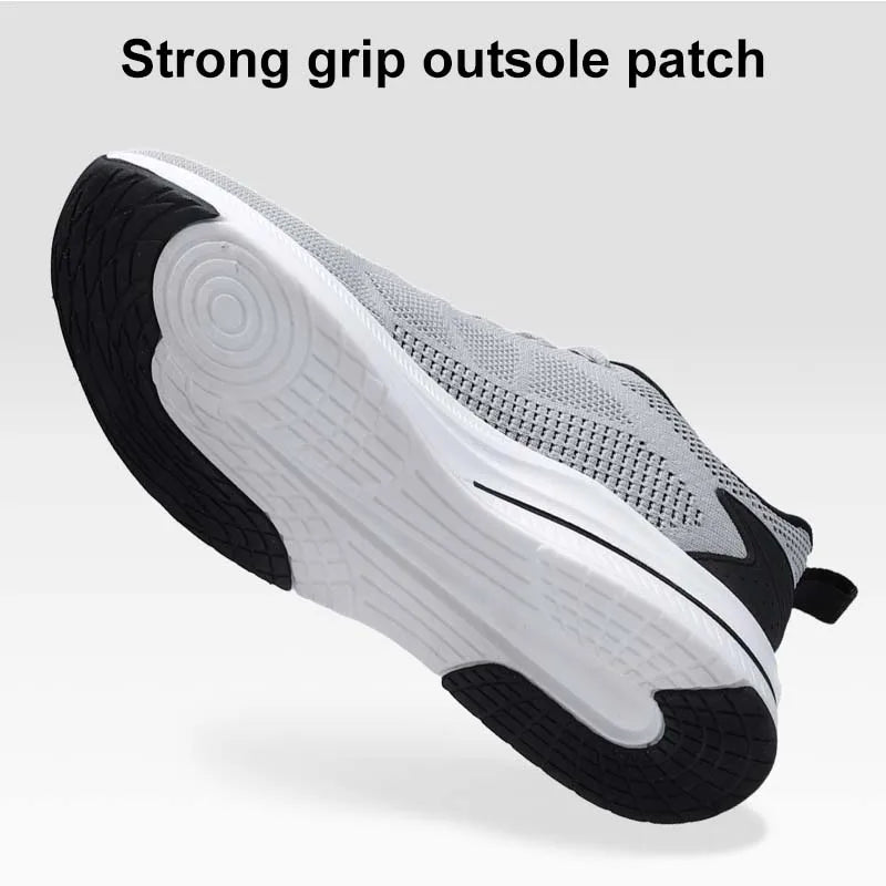 Baasploa Running Shoes Men's New Casual Lightweight Designer Mesh Sneakers Male Outdoor Breathable Lace-Up Sports Walking Shoes