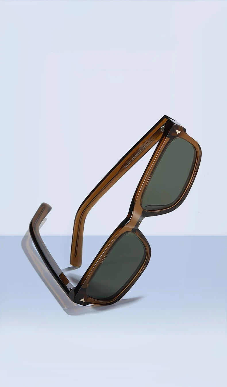 TFTB Fashion Trend Polarized Men's and Women's Sunglasses High quality Acetate Retro Square UV Protection Driving Glasses S32241