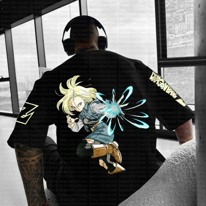 Son Goku Dragon Ball Anime 2025 Summer T-shirt Men Harajuku Oversized Retro Street Women Casual Loose Short-sleeved Unisex Tops