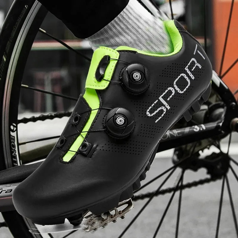 2025 Cycling Sneakers MTB with Cleats Men Carbon Sports Speed Bike Shoes Women Mountain Racing Flat SPD Road Cycling Footwear