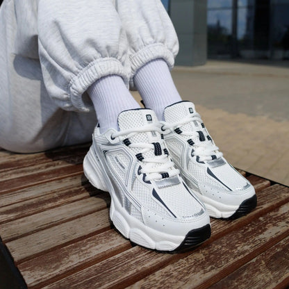 Chaussures de course pour femme Baasploa : baskets de jogging légères et tendance en mesh, antidérapantes, pour femme, d'extérieur, respirantes, colorées et décontractées