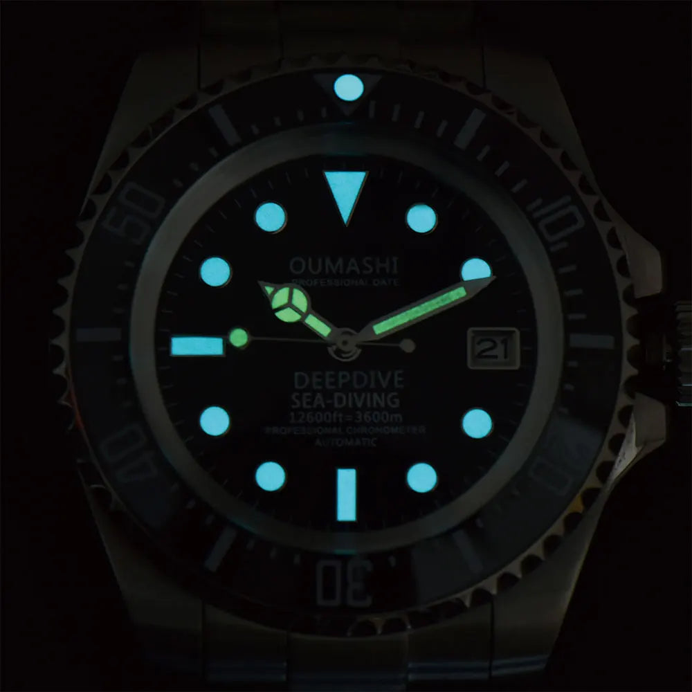 44mm High-end Men's Watch NH35 Mechanical Watch Automatic Movement Watch Sapphire Glass Stainless Steel Waterproof Watch