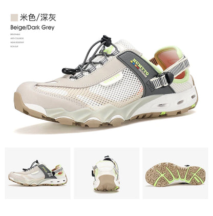 HUMTTO Men Upstream Shoes Outdoor Trekking Wading Aqua Shoes Breathable Mesh Quick drying ankle women  water Sneakers Non-slip