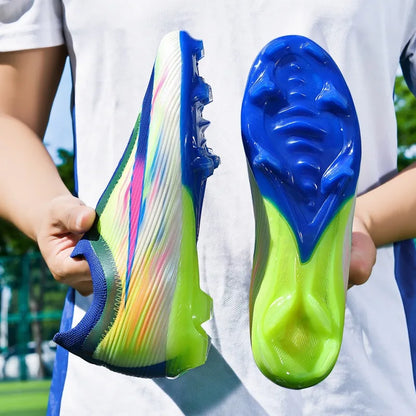 Chaussures de football pour hommes, chaussures de football pour femmes, chaussures de terrain synthétique pour l'extérieur