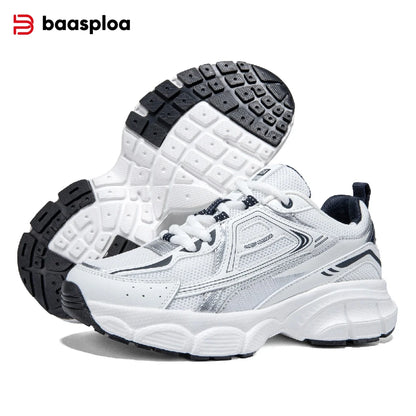 Chaussures de course pour femme Baasploa : baskets de jogging légères et tendance en mesh, antidérapantes, pour femme, d'extérieur, respirantes, colorées et décontractées