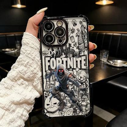 Popular Game FortniteS Plating Phone Case For Samsung A37 A57 A07 A36 A16 A35 A55 A25 A26 A05s A15 A54 A34 A24 A14 A05 A04 4G 5G