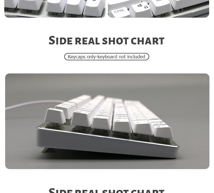 104 Keys Korean French Russian Spanish German Backlit Keycaps For Mx Switch Mechanical Keyboard OEM Profile ABS Key Caps DIY