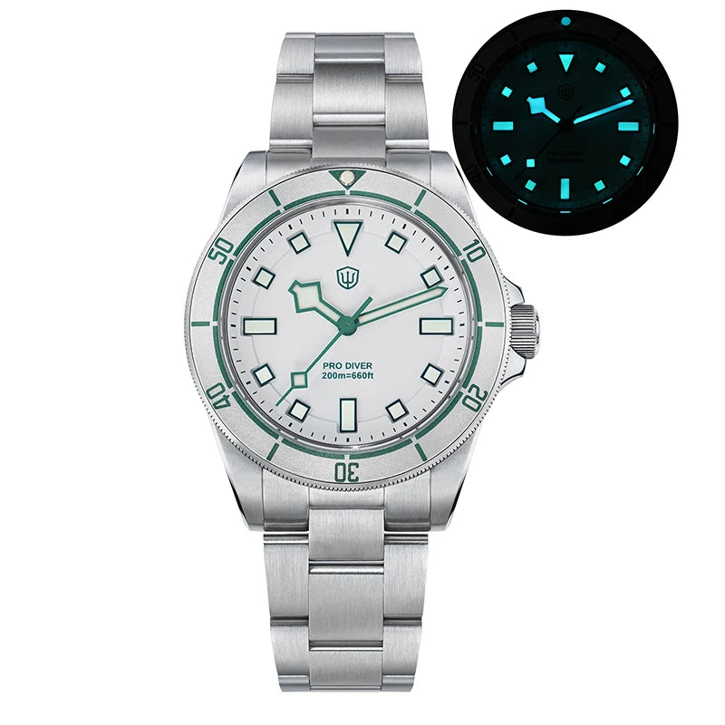 Watchdives WD1969 Pro Quartz Watches New Dial VH31 Sweep Seconds Movement 200m Waterproof Men Watches Luminous Luxury Watches