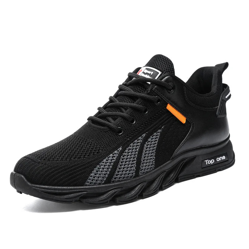 Modne muške tenisice, mrežaste ležerne cipele, muške cipele na vezanje, lagane vulkanizirane cipele, tenisice za hodanje, Zapatillas Hombre