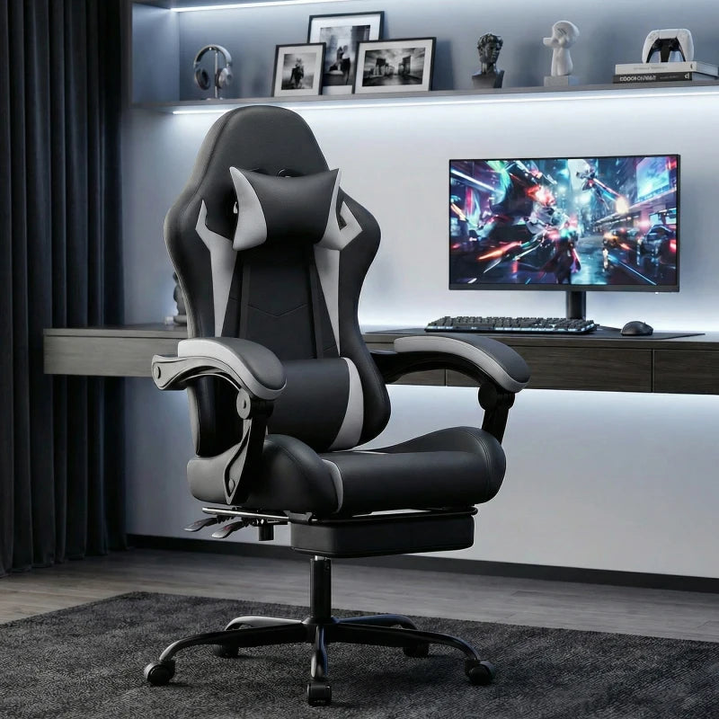 Sedie gaming, sedie da ufficio, sedie da scrivania e sedie girevoli. Realizzate in tessuto traspirante, dotate di ruote girevoli a 360° e sedili per facilitare i movimenti, con cuscini morbidi e confortevoli.