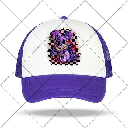 FNAF Baseball Cap Five Nights At Freddys Unisex Sun Hats Cartoon Anime Printed Hat Boys Girls Fashion Caps Birthday Party Gifts