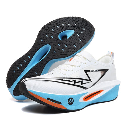 Scarpe da running uomo e donna Chunta con piastra in carbonio, ideali per maratona, sportive, traspiranti, leggere e confortevoli