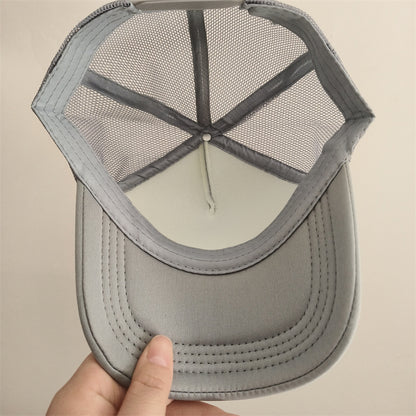 Customized Logo Mesh Baseball Caps Men Women 5 Panel Cheaper Trucker Hats Sports Team Snapback Caps Summer Sun Dad Hat Gorras