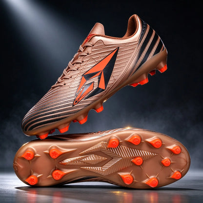 Nouveau modèle de chaussures de football pour hommes, crampons de football, chaussures d'entraînement antidérapantes AG, chaussures de football, crampons longs, pour les compétitions, ult