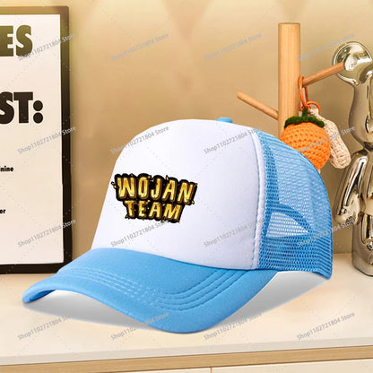 Wojan Teams Mesh Baseball Cap Cute Cartoon Summer Outdoor Sports Sun Hat Fashion Parent-child Activity Breathable Sunbonnet Gift
