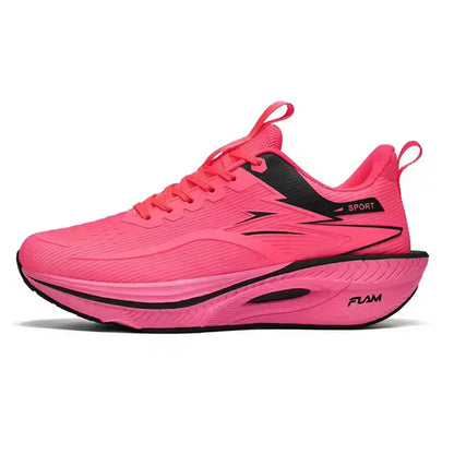 Zapatillas de running para hombre y mujer, deportivas para maratón, con amortiguación de aire, placa de carbono, transpirables, ligeras y cómodas para exteriores