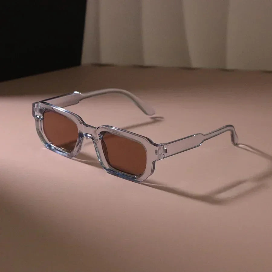Vintage Women Fashion Square Sunglasses Retro Black Sun Glasses Female Male Eyewear Oculos