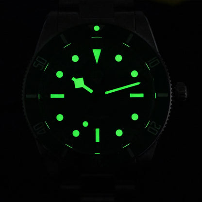Watchdives WD7922 BB54 Watch VH31 Sweep Second Movement Sapphire Crystal 20bar Waterproof C3 Luminous 37mm Vintage Watches